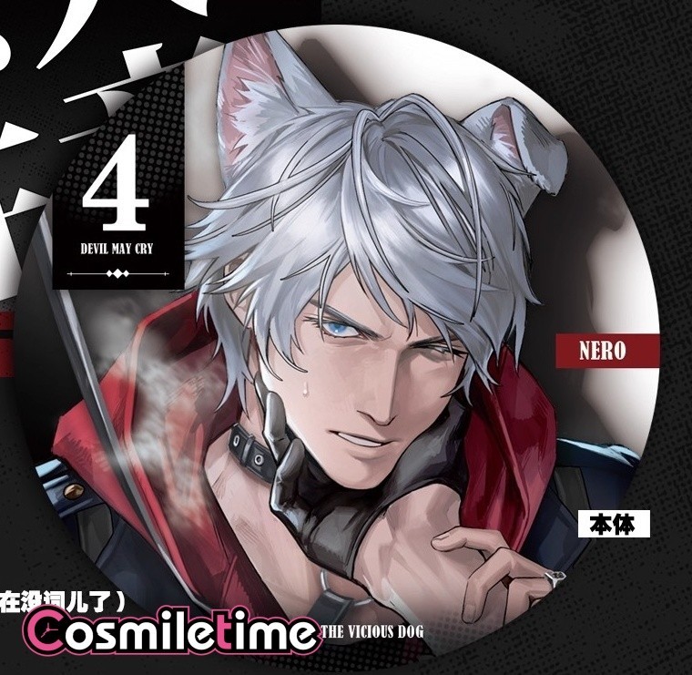DEVIL MAY CRY Nero Acrylic Figures Stand Badge Postcard Set Collection Gift YZ