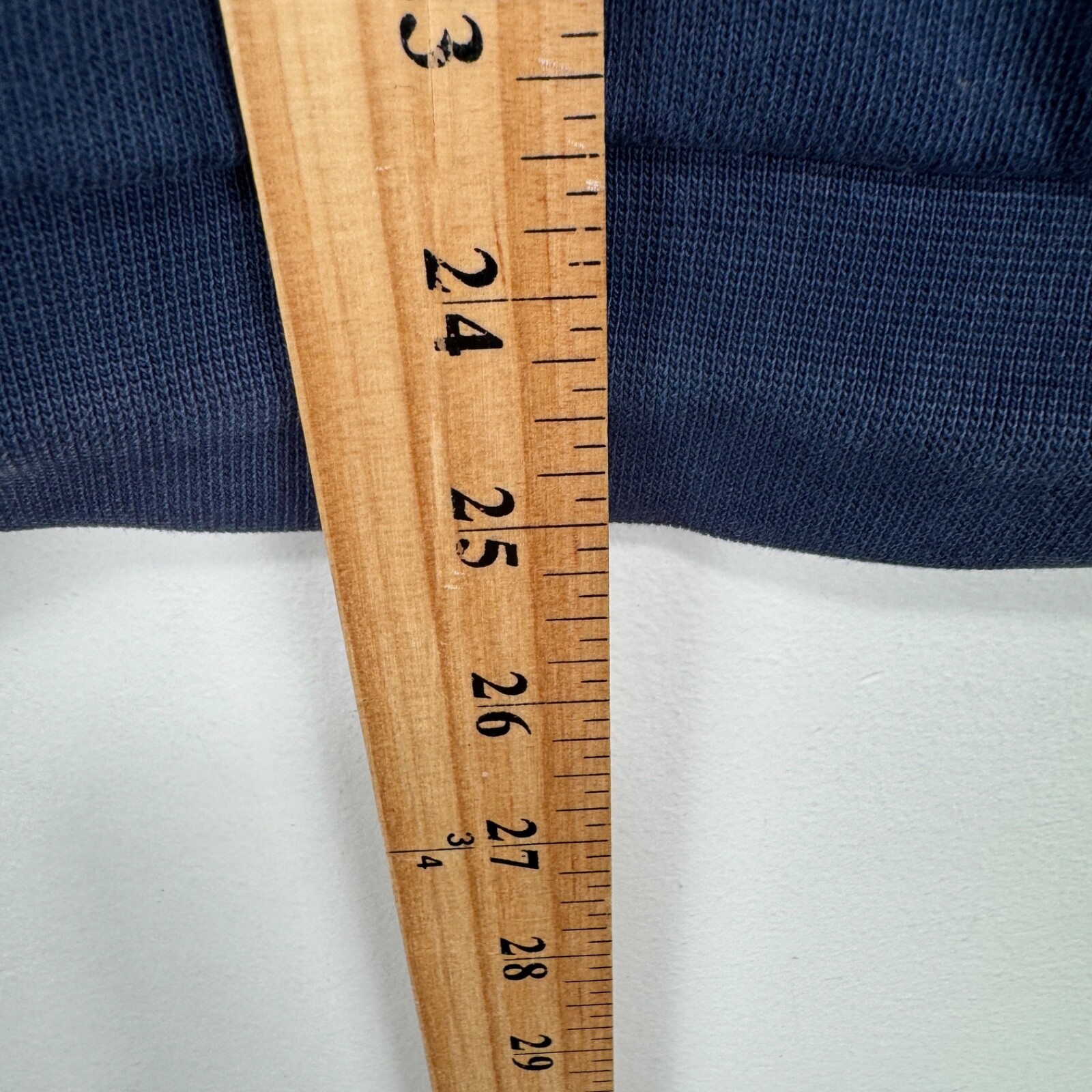 Common People Sweatshirt Sweater Jumper Men Medium Navy Blue 100% Cotton Crew