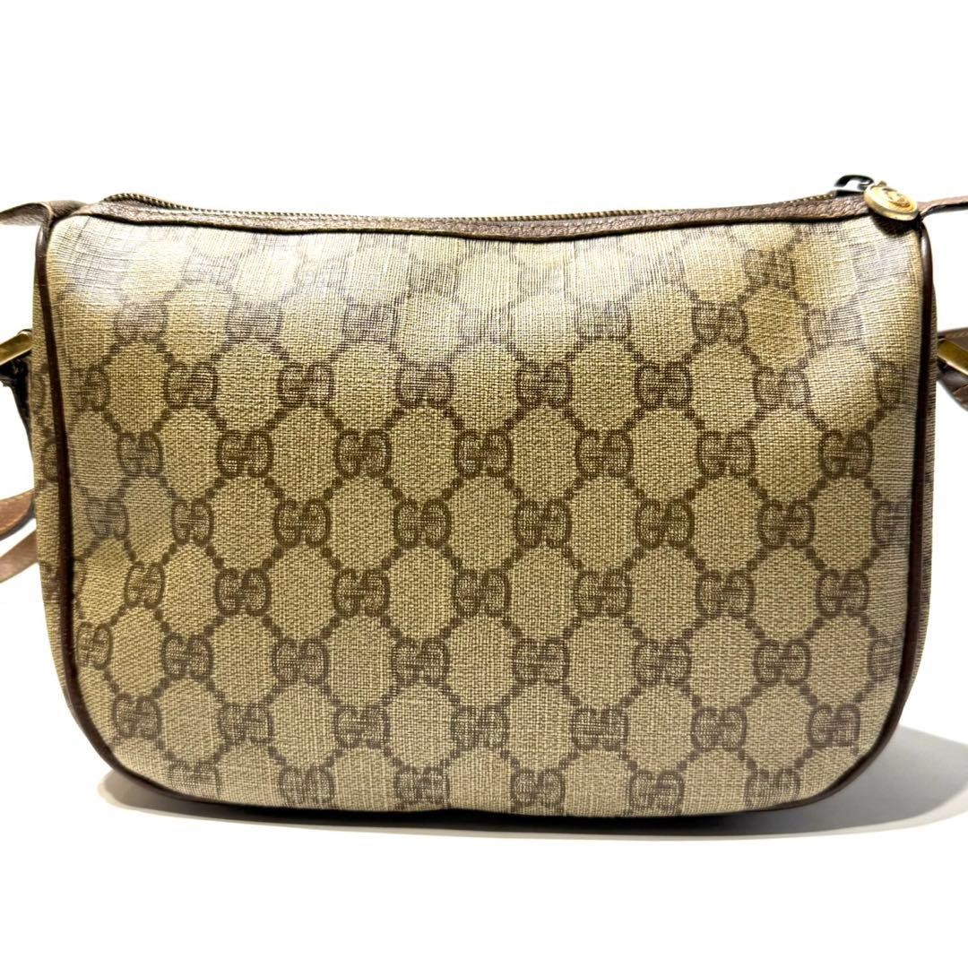 GUCCI Shoulder Bag GG Supreme Web Sherry Line Interlocking G W9.1xH7.7″