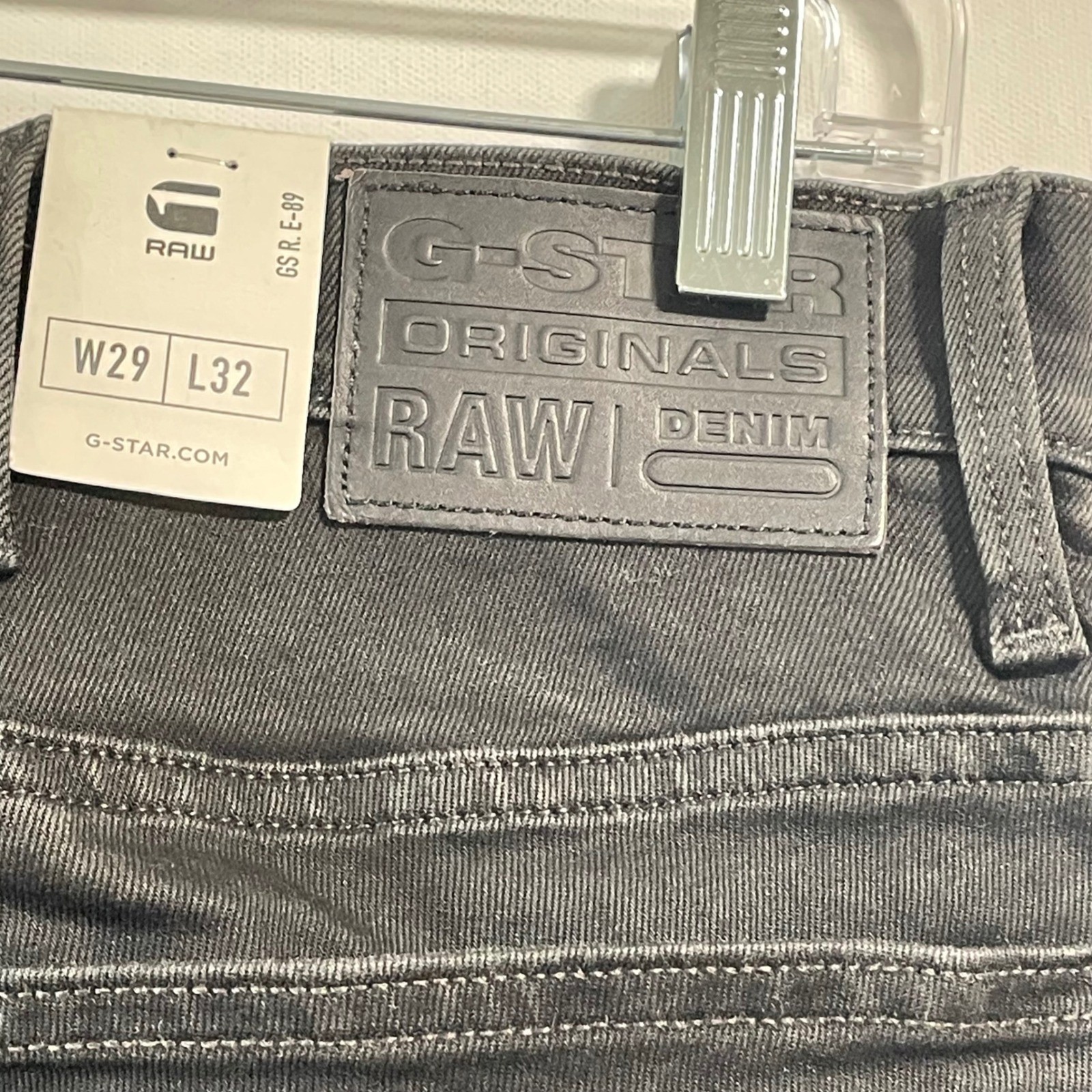 G-Star RAW Airblaze 3D Skinny Jeans Cargo Pants Black Denim W29 L32 NEW