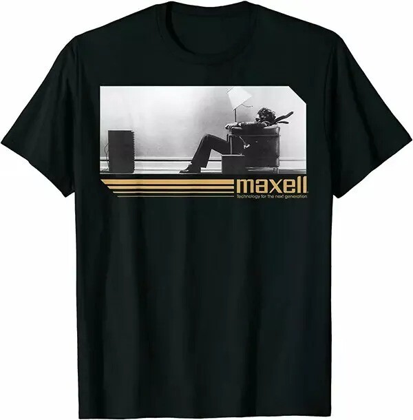 Maxells Funny Retro T-Shirt full size S to 5X