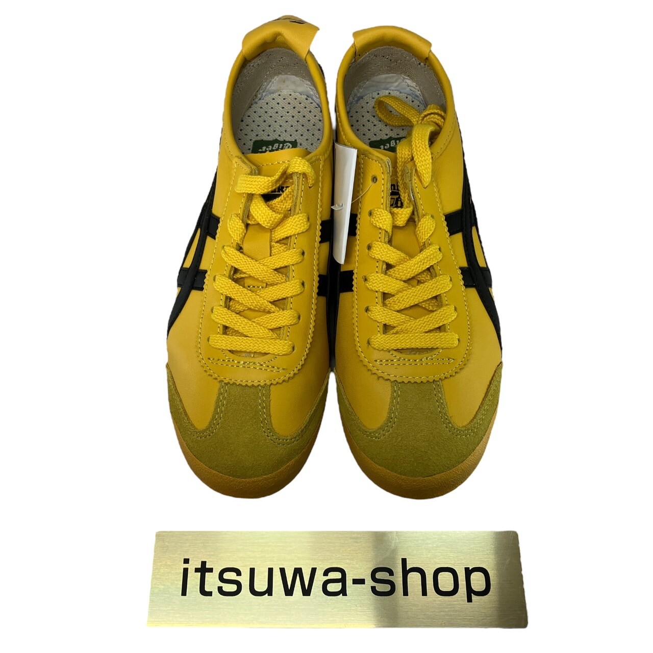 Onitsuka Tiger MEXICO 66 1183C102 751 YELLOW BLACK US 3.5-11 Brand New