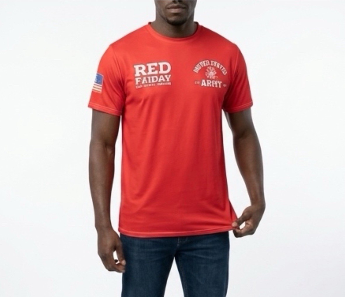 Vincustom US Army RED Friday Shirt Mens XL Red New Remember Everyone Deployed
