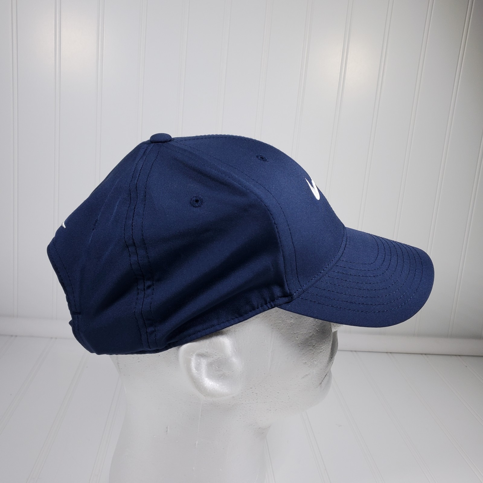 Nike Dri Fit Legacy91 Strapback Hat Golf Navy Blue Swoosh Adjustable Performance