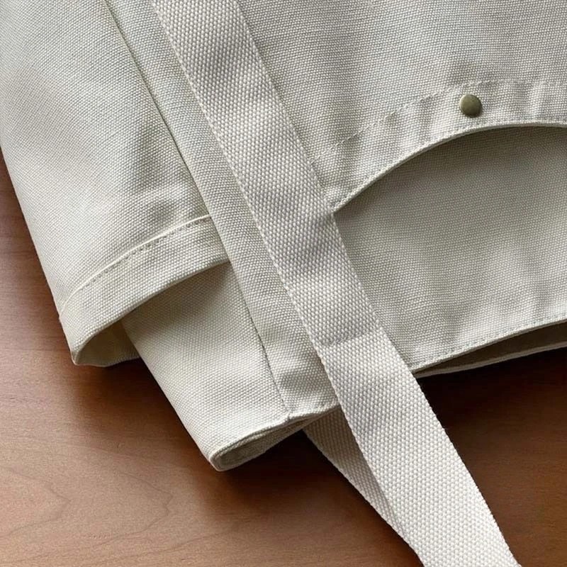 Large Capacity Canvas Tote Bag Work School Commute Shoulder Handbag Zipper