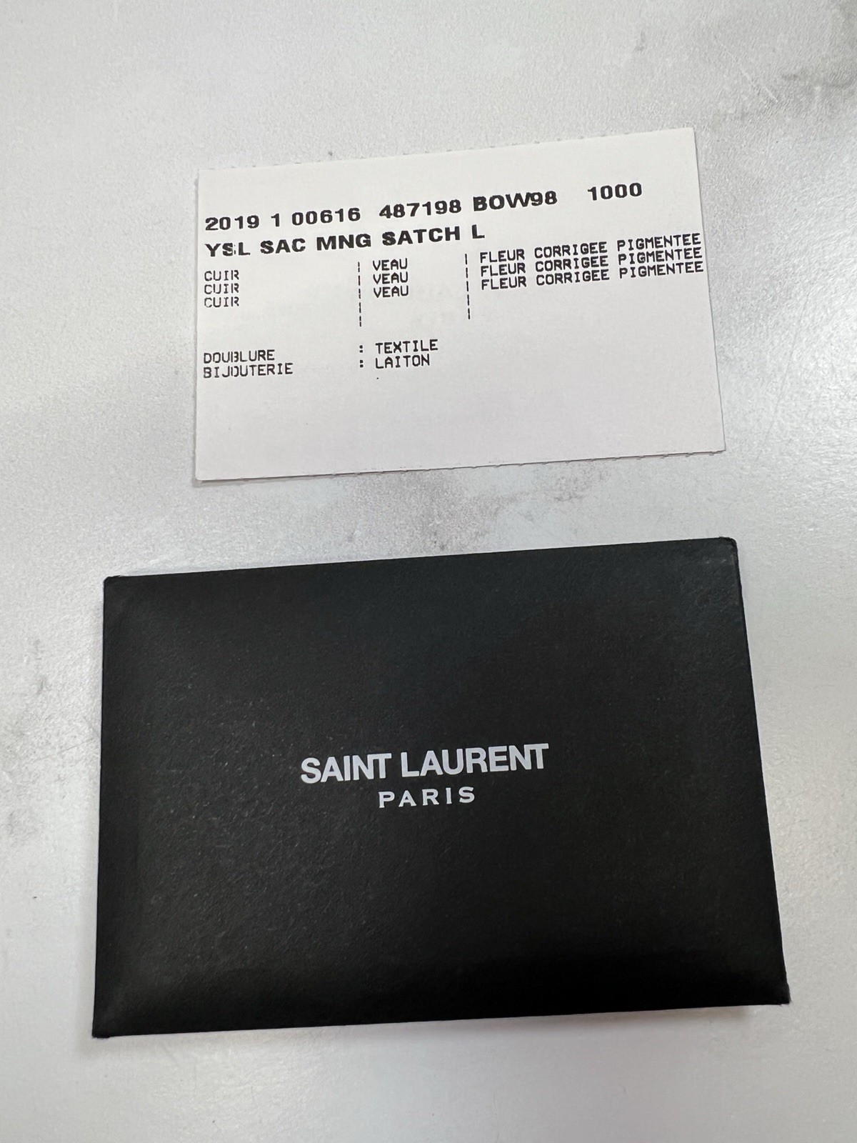 YSL Yves Saint Laurent Mix Matelasse Envelope Shoulder Bag Handbag Purse
