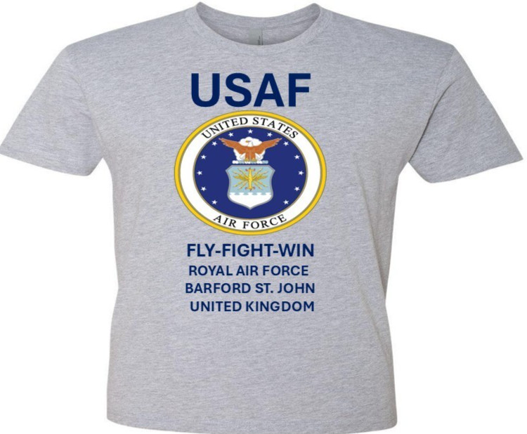 AL DHAFRA AIR BASE* UNITED ARAB EMIRATES*SHIRT W/EMBLEM*USAF OFFICIALLY LICENSED