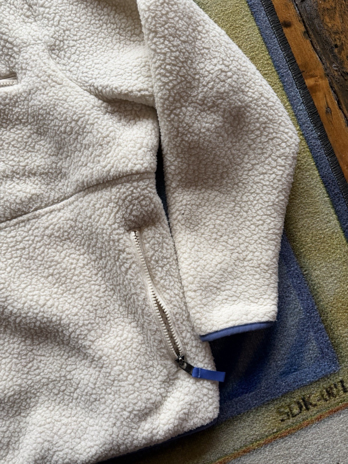 Patagonia Retro Pile Marsupial Pullover Zip Fleece Jacket Women’s 2XL Retro-X