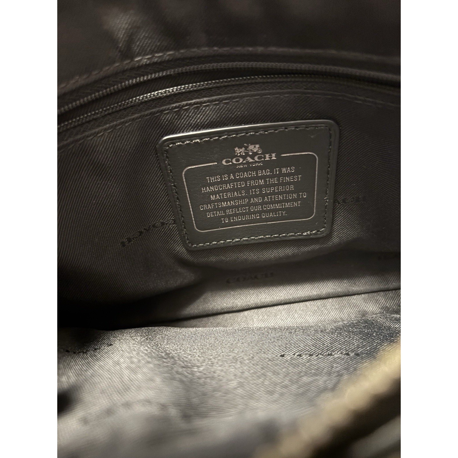 Coach Exotic Embossed Leather Crosby Crossbody Shoulder Bag 37172, Double Zipper