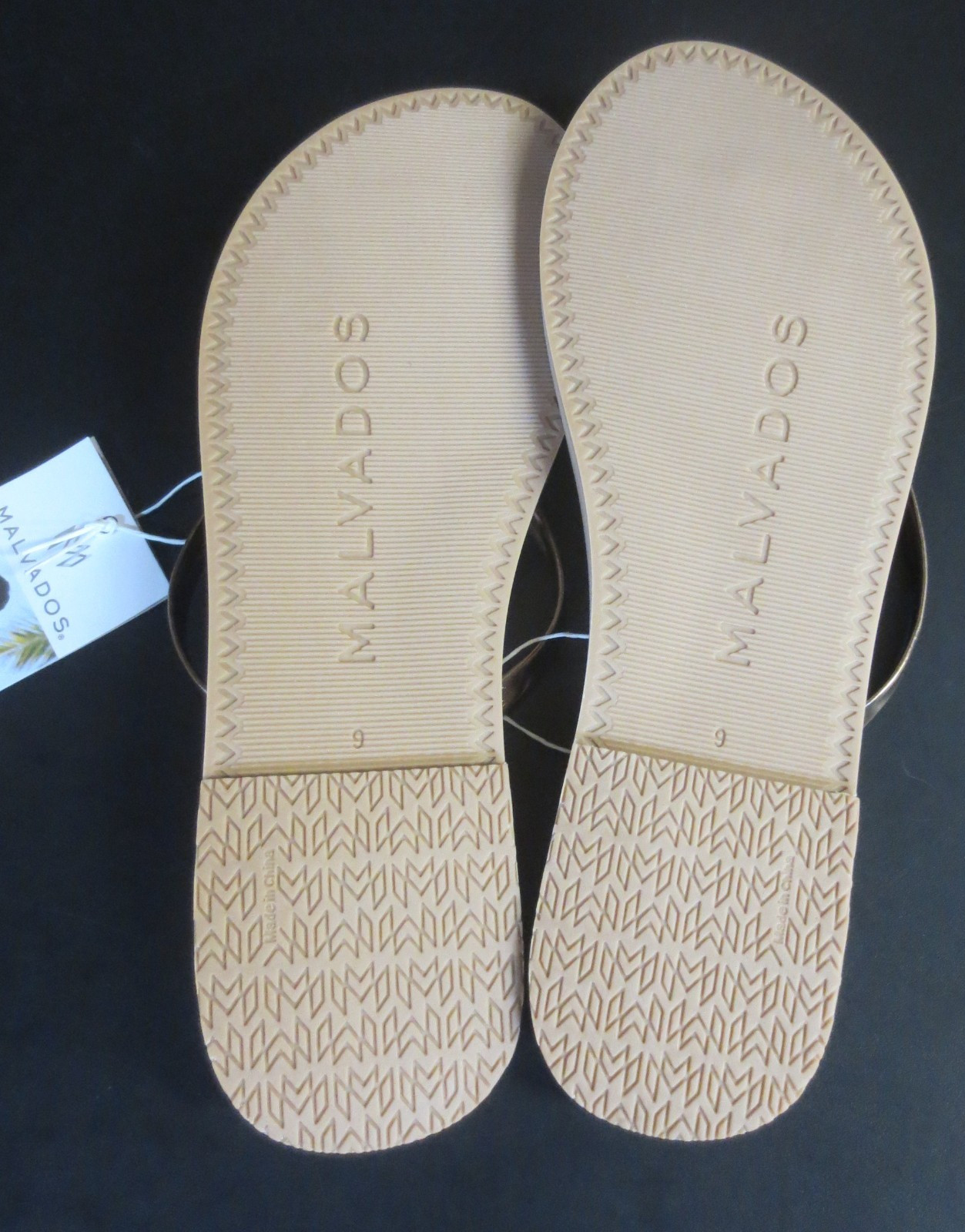 Malvados Lux II Bronzed Flip Flops – US WOMEN’S SIZE 5-11