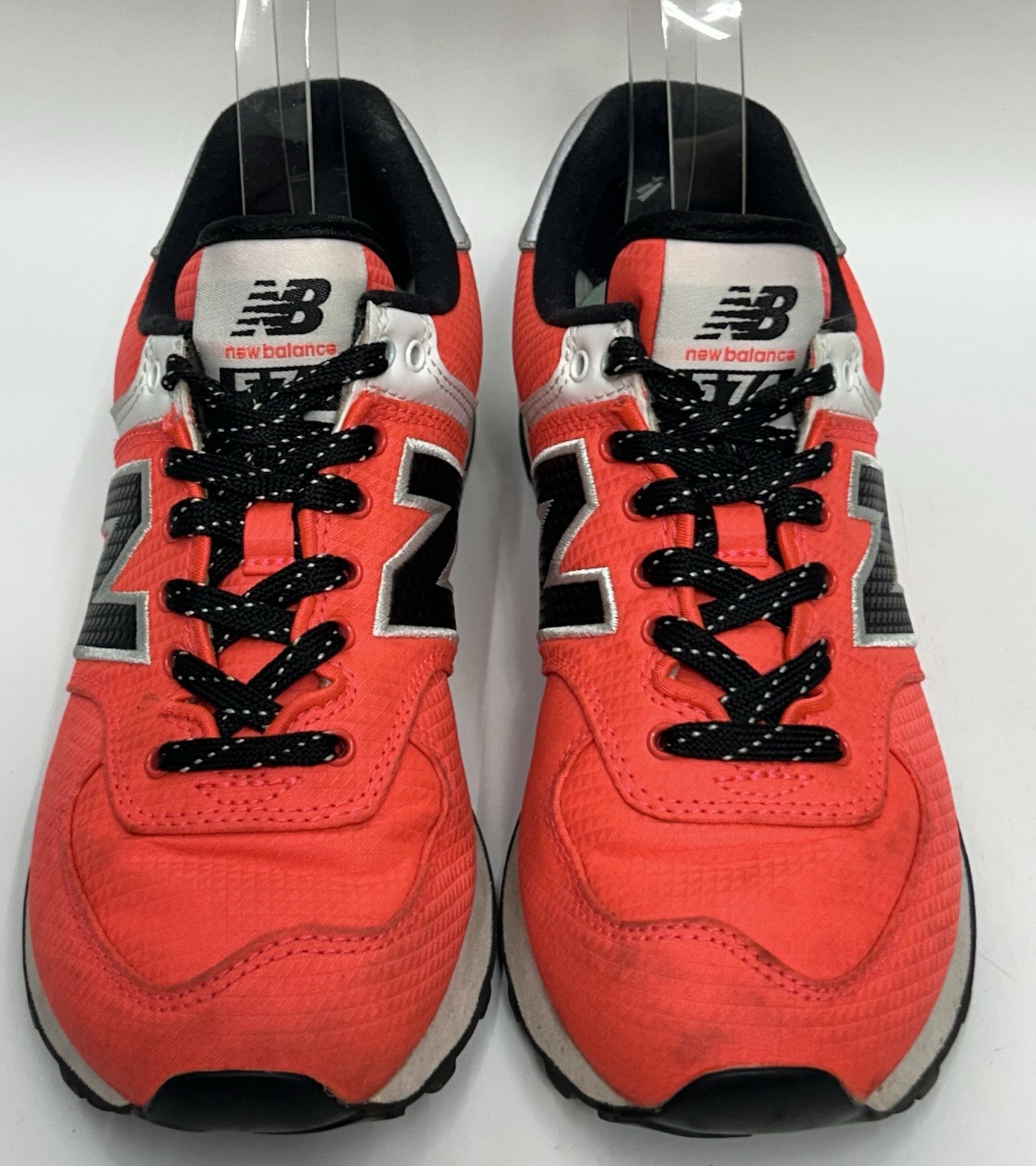 New Balance 574 Women’s Shoes Sneakers Size 6 Vivid Coral Running Retro Gym