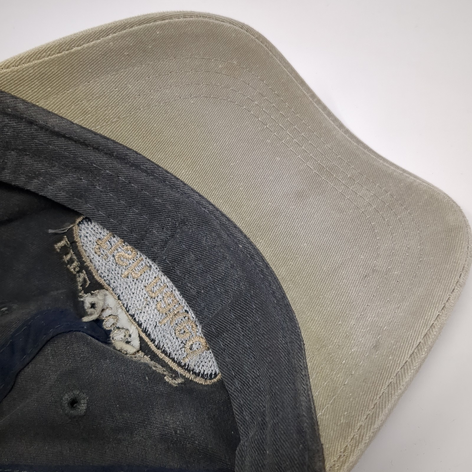 Life’s Too Short Fish Naked Slideback Baseball Cap Gray One Size Adjustable Otto