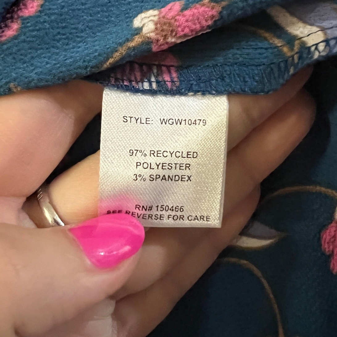 41Hawthorn (S) Morey Split Neck Short Sleeve Blouse – Stitch Fix Floral Top