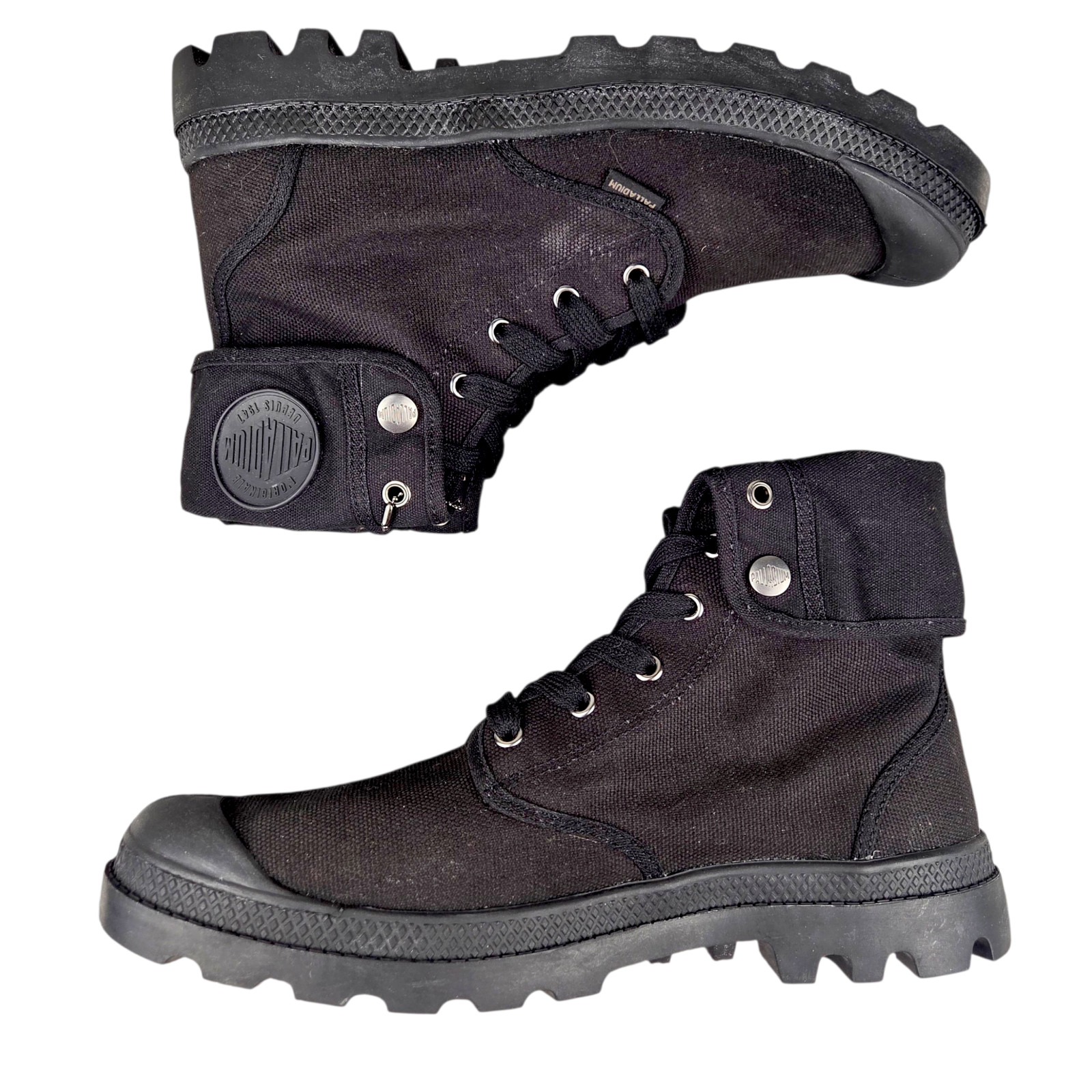 Palladium Baggy Men’s Turn-down 02353-060-M Black/Black Canvas Combat Boots