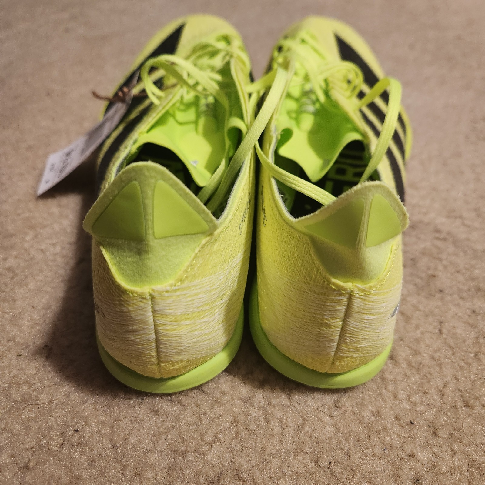 adidas Mens Cleats Size 9.5 Adizero Prime SP 3 Strung Lucid Lemon Black IH5800