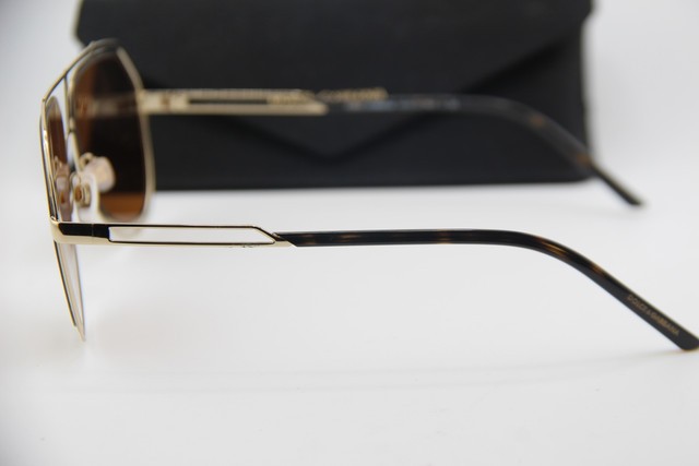 NEW DOLCE & GABBANA DG 2176 488/73 GOLD HAVANA AUTHENTIC SUNGLASSES 59-15