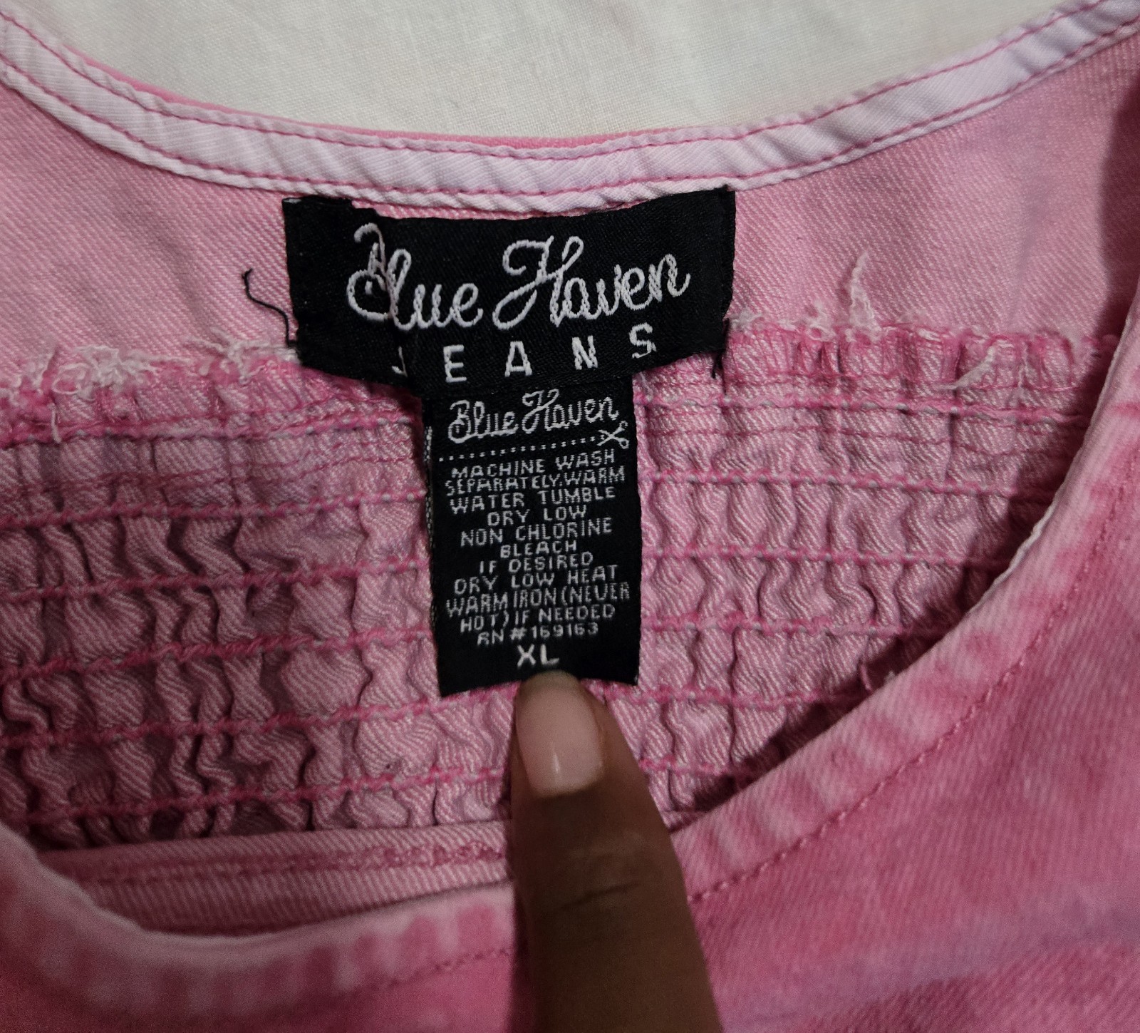 Top Estilo Corset de Denim En Color Rosa Con Lavado Ácido Estilo Y2K 2000s