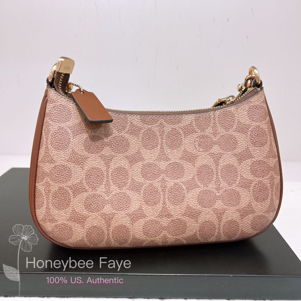 NWT Coach Teri Shoulder Bag In Signature Canvas CV933