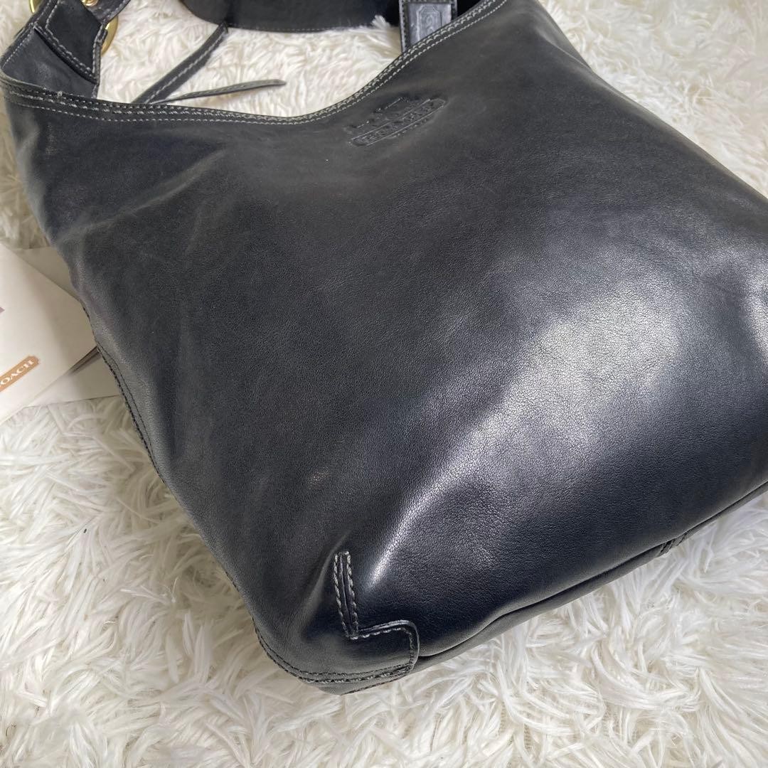 COACH Legacy Bleecker bucket style Black Leather