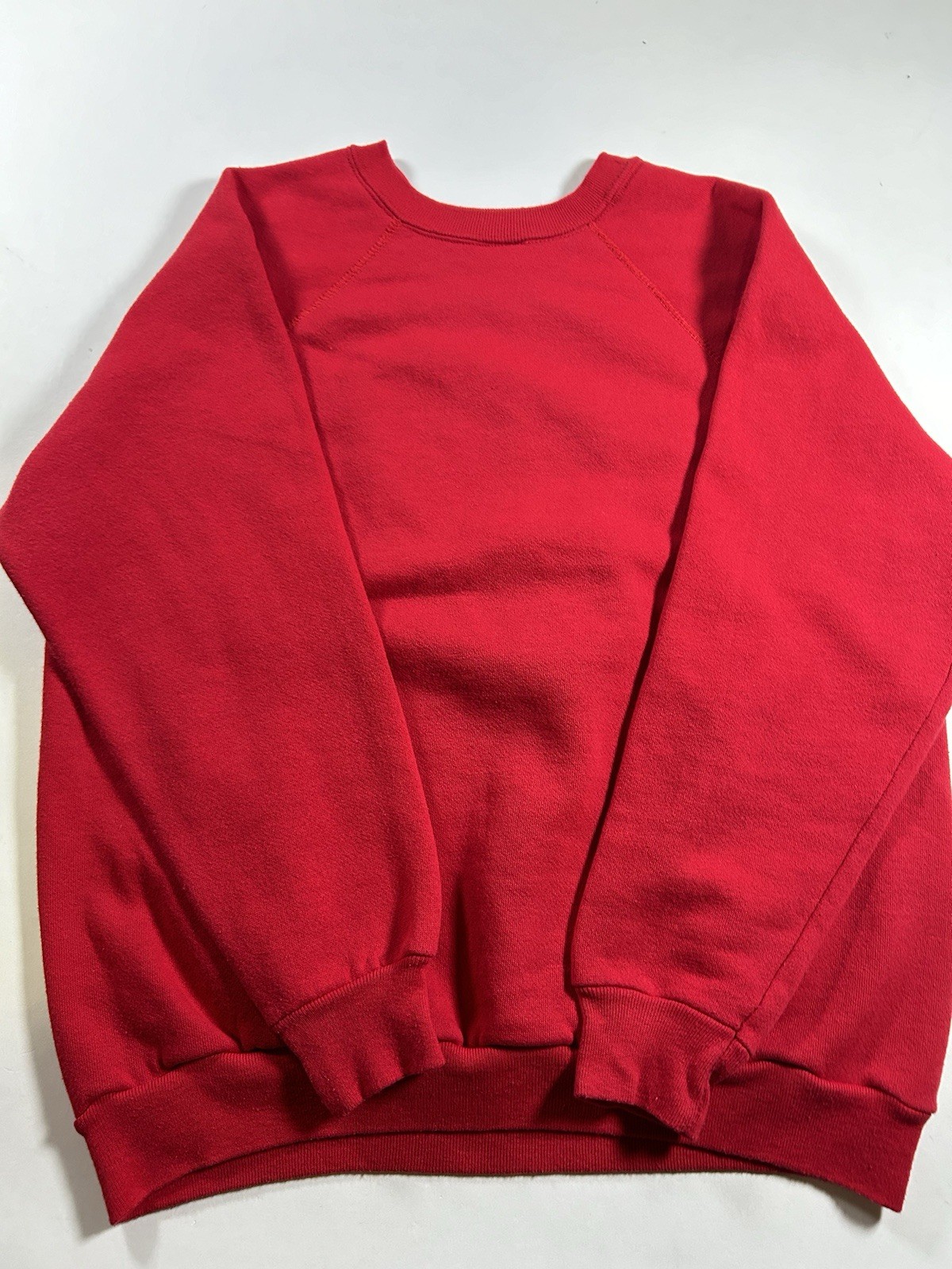 Vintage St John’s Red Storm Banned Logo Red Crewneck Sweatshirt 22.75×26.75 Rare