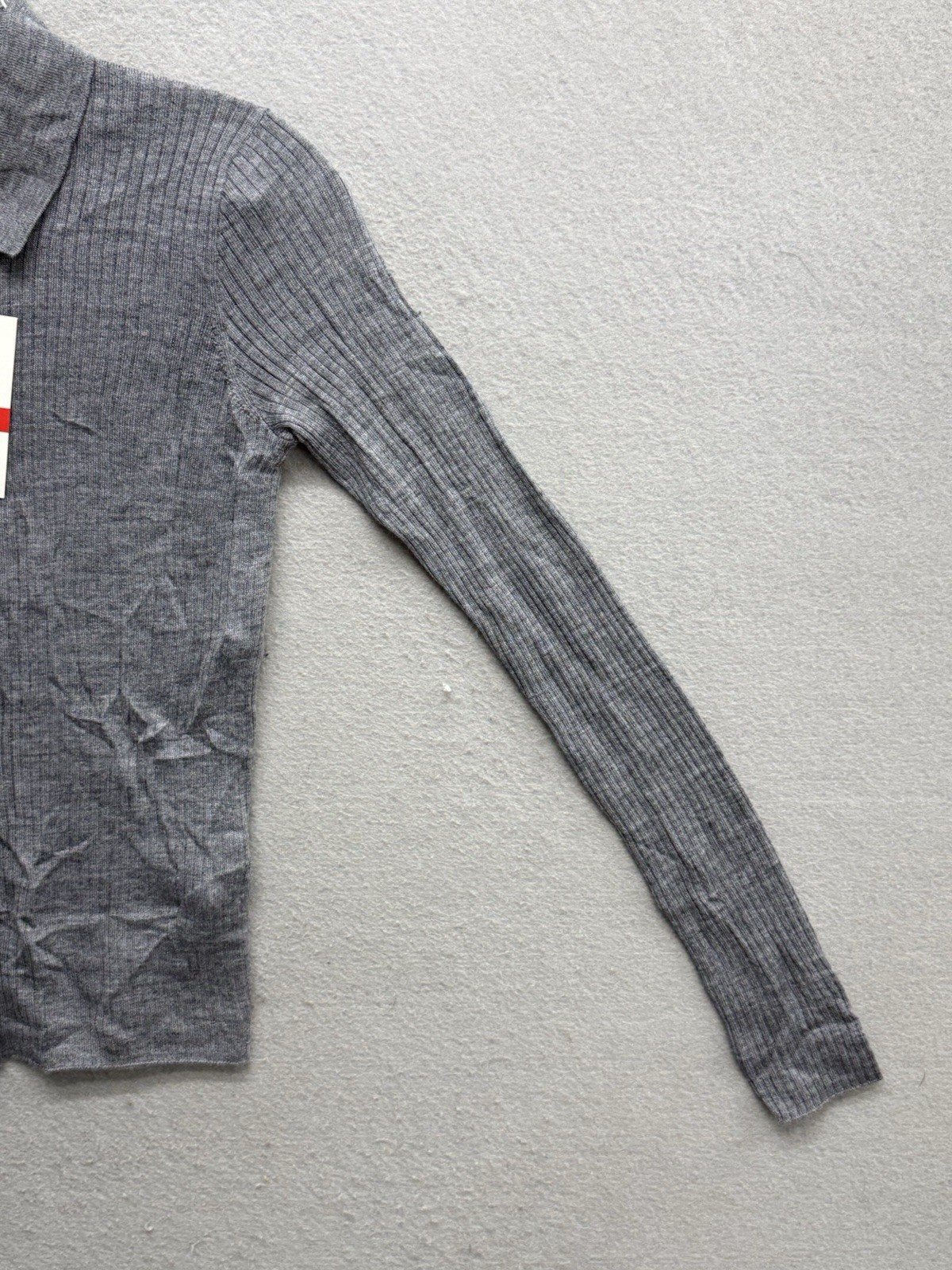 Buck Mason Womens XS Gray Featherweight Silk Cashmere Sweater MSRP $198