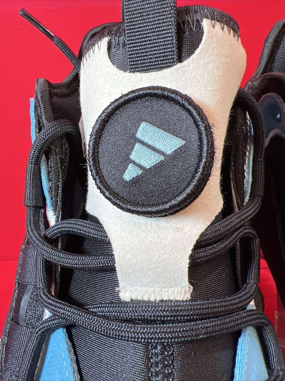 Size 13.5 – adidas BYW Select Black Preloved Blue