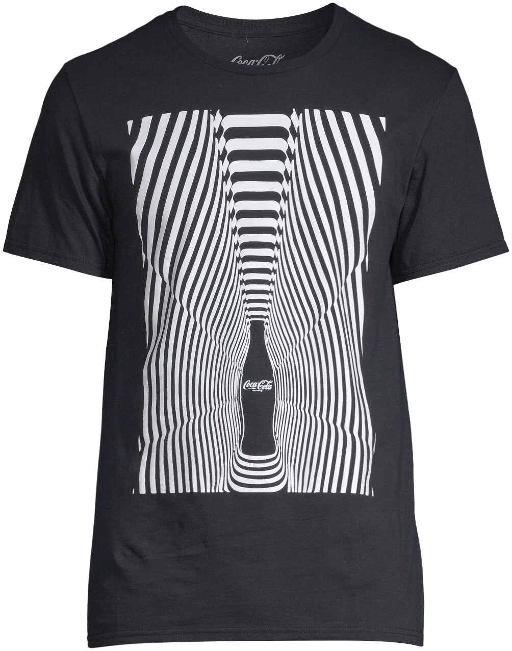 Coca Cola Coke Optical Radiate Energy Waves Bottle T-Shirt Men’s Size Small-2XL