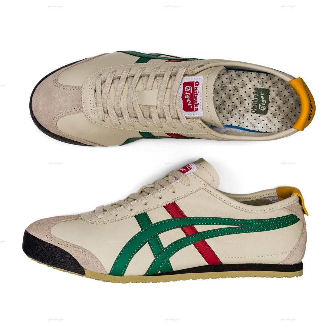 Authentic Onitsuka Tiger MEXICO 66 1183C102 201 BIRCH GREEN