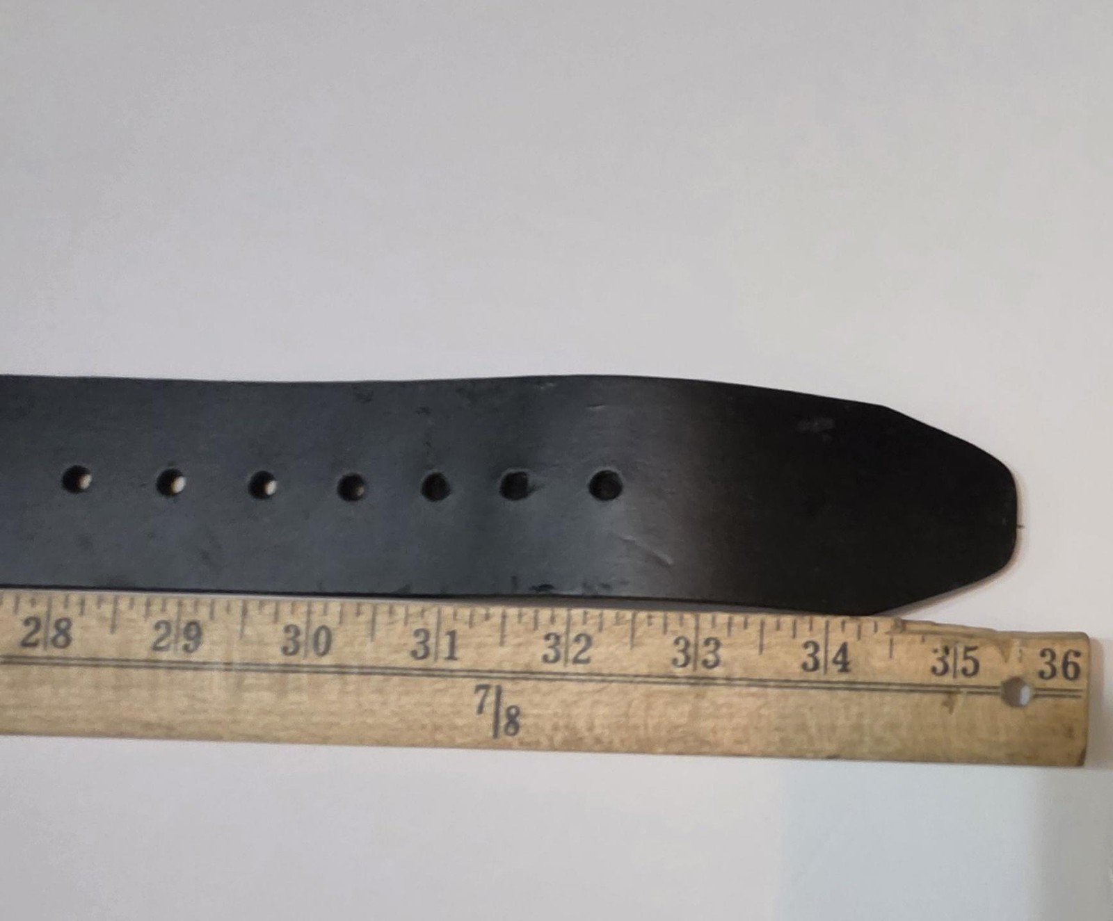 Funk Plus Belt Mens Small Black Leather Silver Studded Pyramid Punk Rock