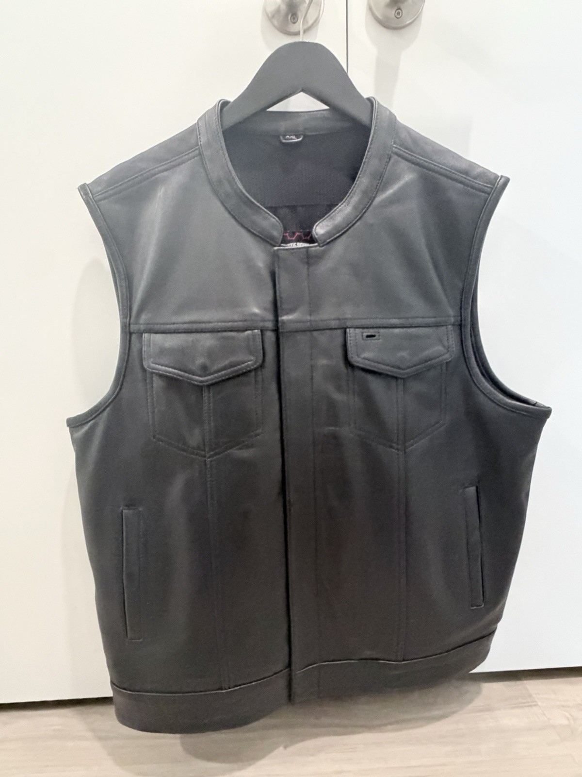 First MFG CO. Sharp Shooter Men’s Motorcycle Leather Vest XXL