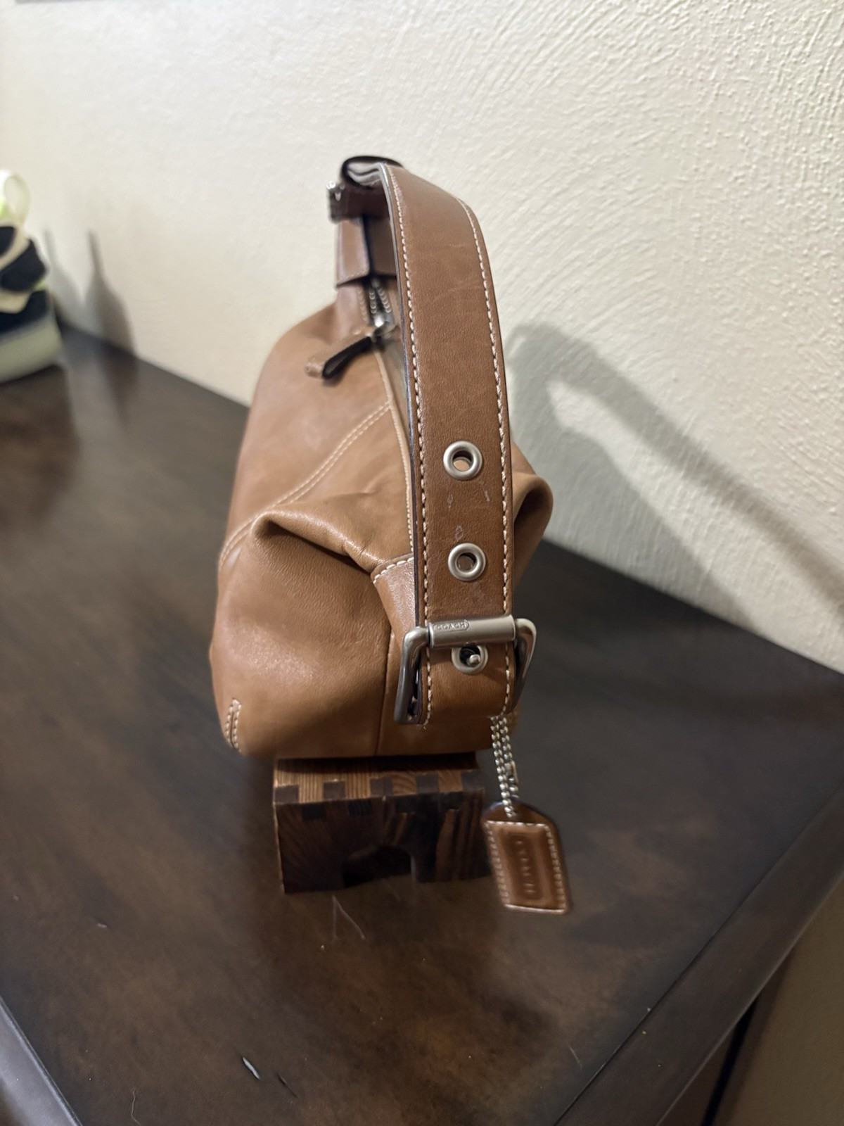 Vintage Coach 9564 Legacy Demi Hobo Camel Leather Y2K Shoulder Bag
