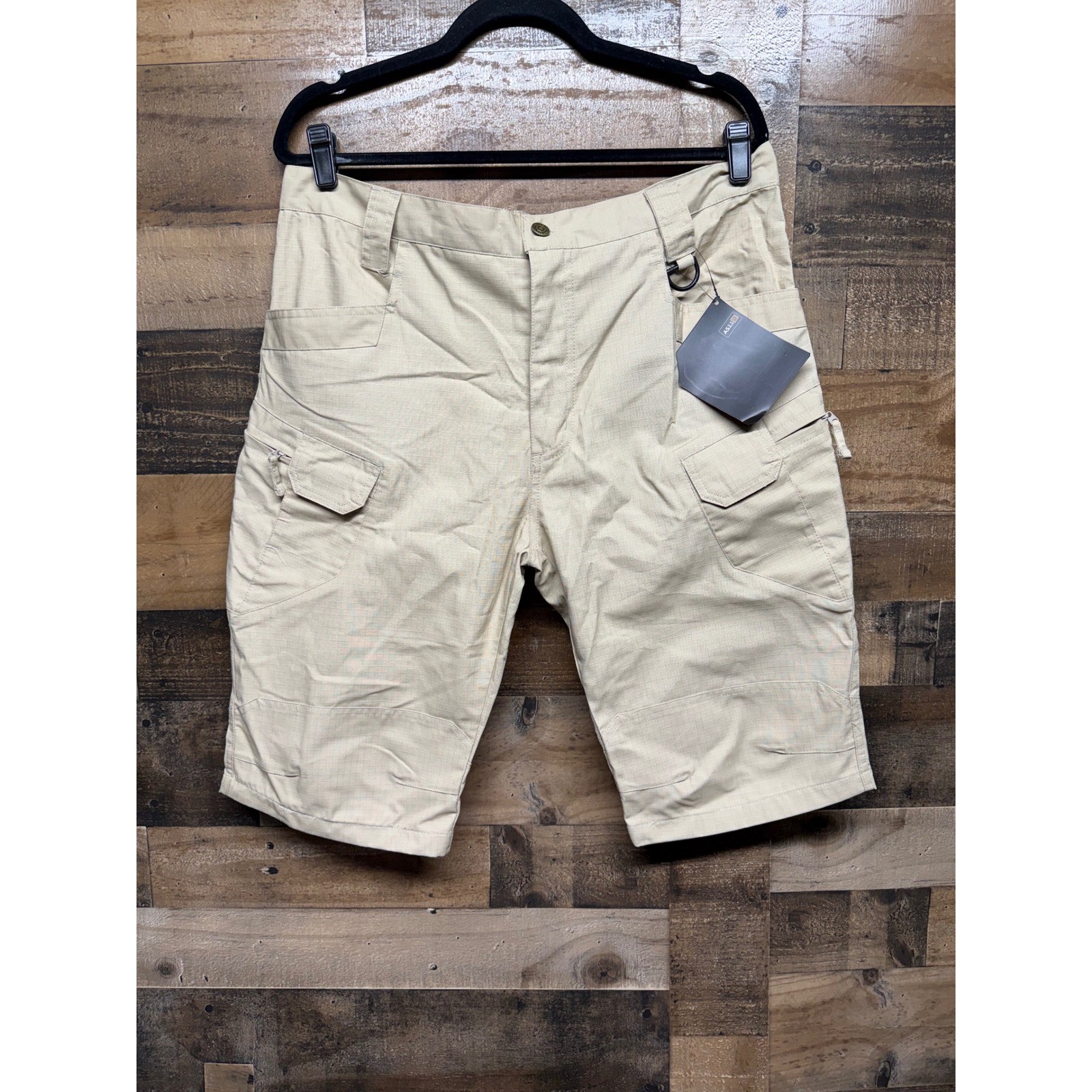 A5.1.1 Military Walker Tactical Ripstop Cargo Shorts Tan Mens US 38/45 NWT