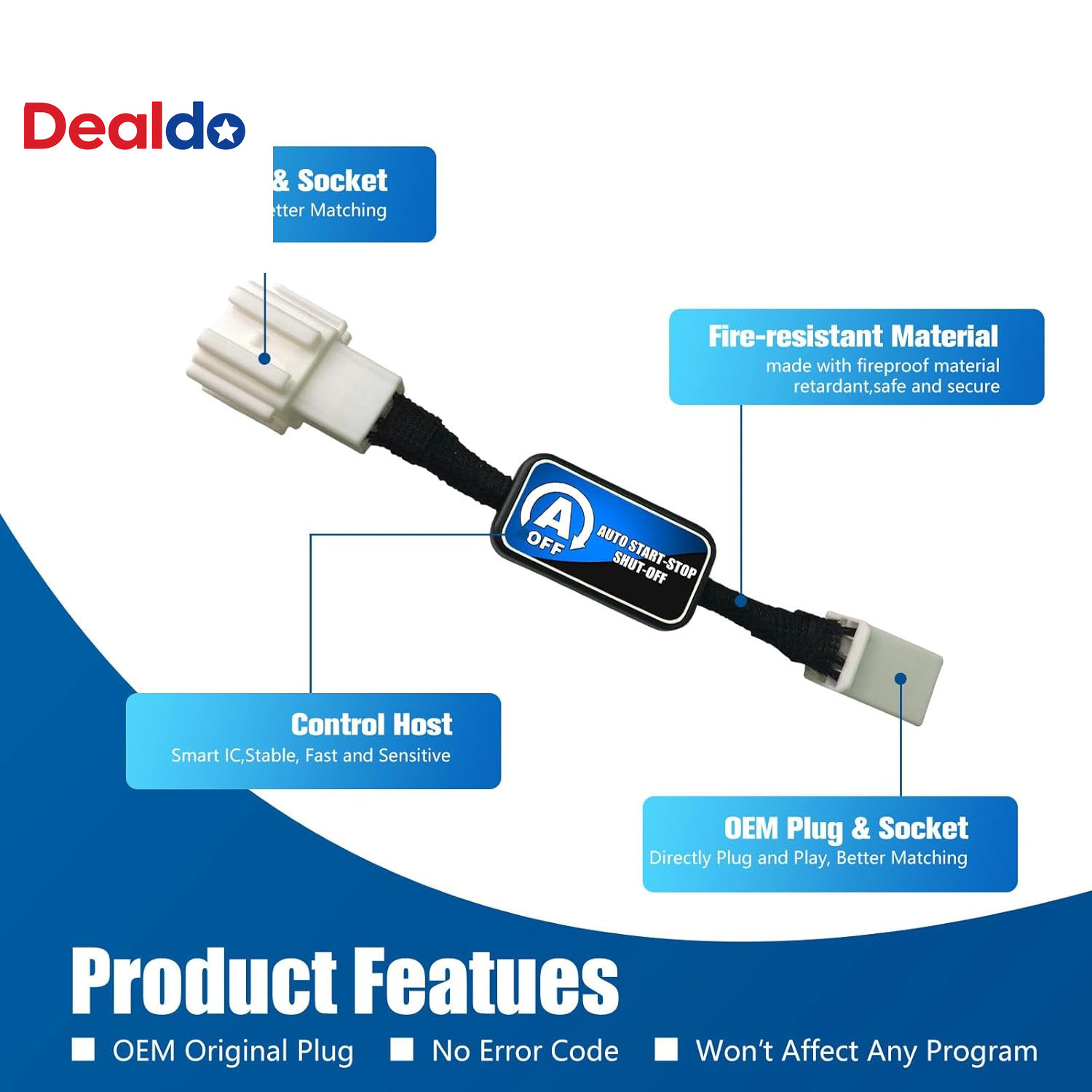 Auto Start Stop Eliminator Compatible with 2024 2025 Hon.Da Ridgeline and Passpo