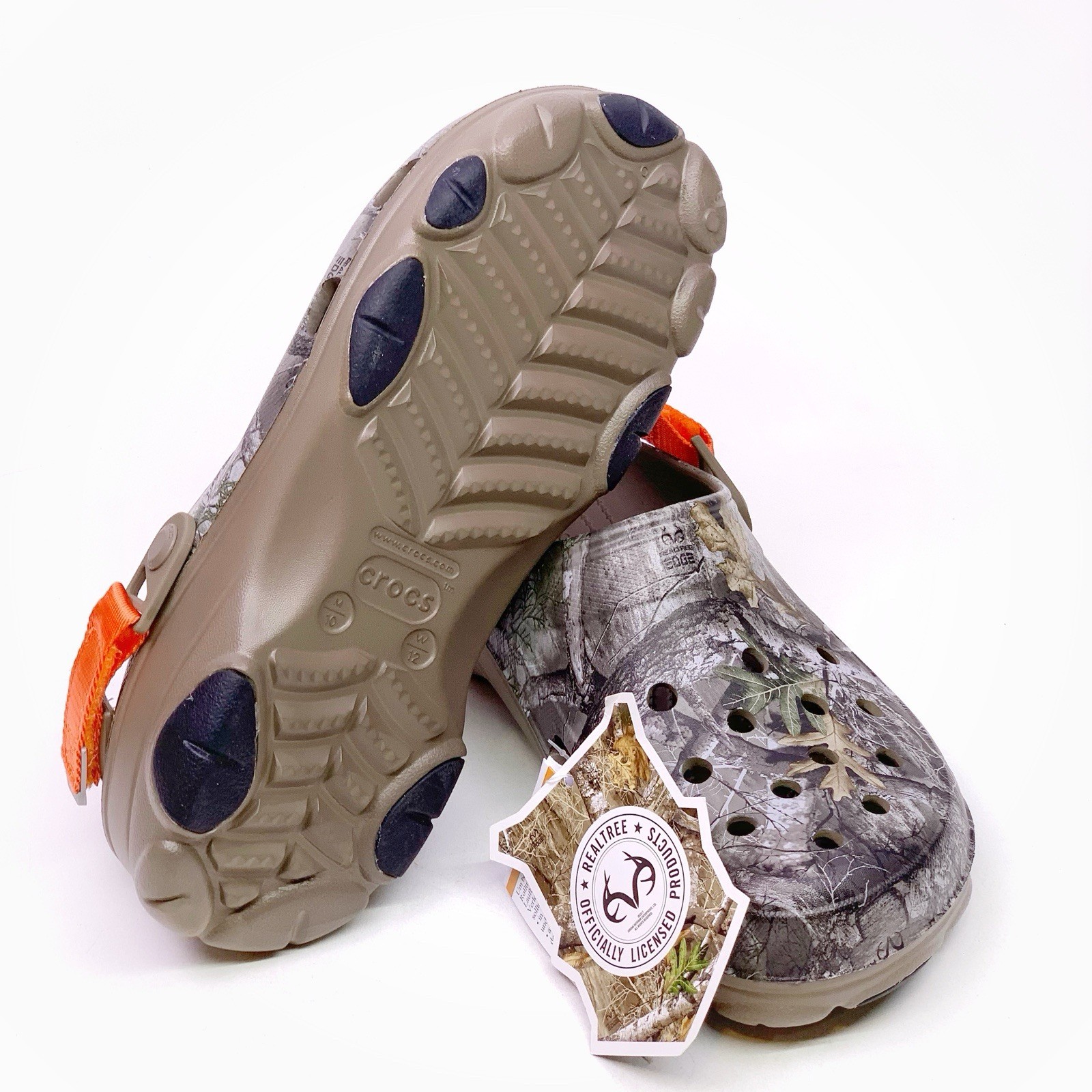 Crocs Realtree Edge All-Terrain Clog US Mens Sizes Walnut Camo 206504-267 NEW!
