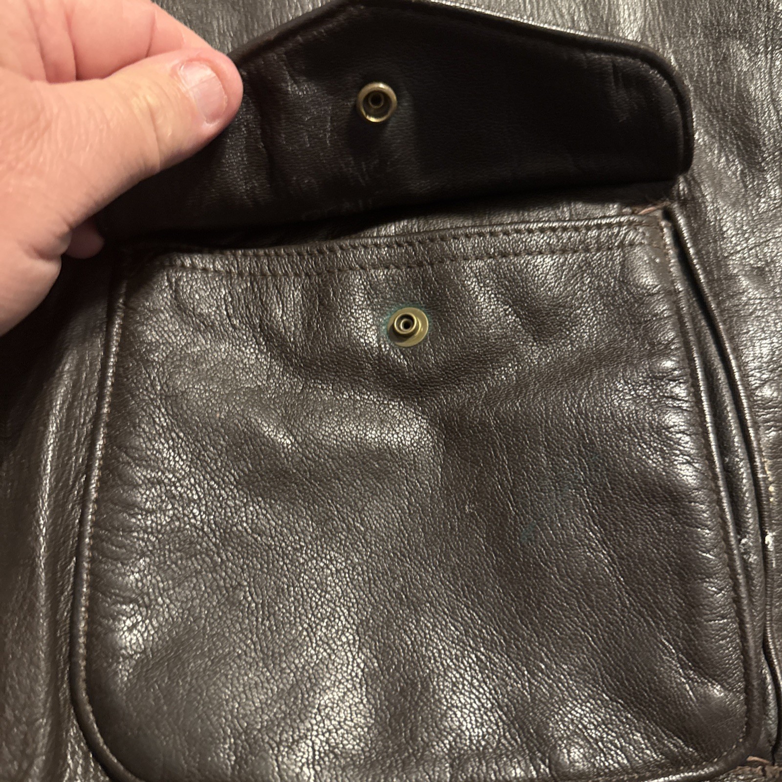 Vtg Avirex Limited Leather Bomber Military Jacket (Read Below) Lg-XL