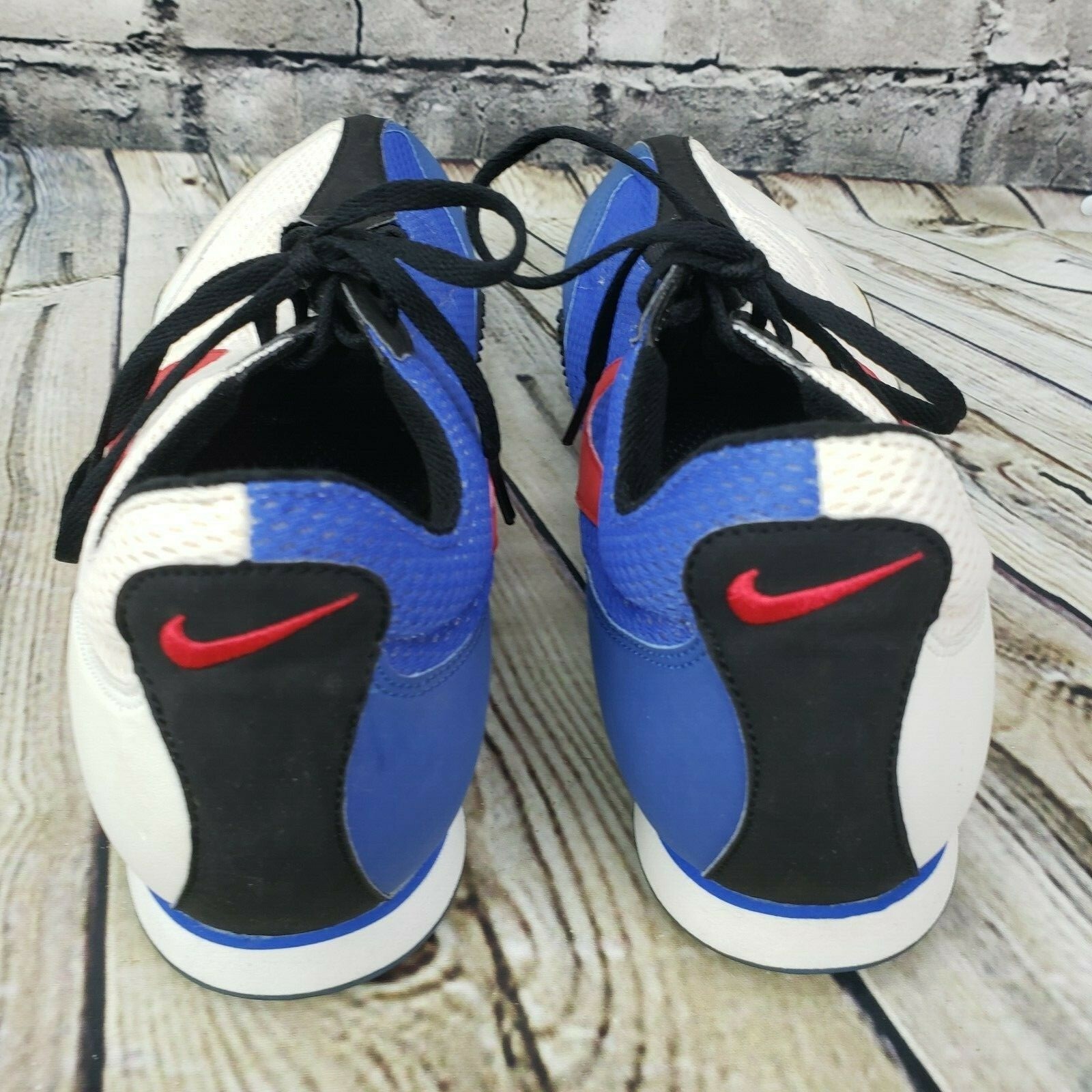 Nike Zoom Rival Vintage 1998 Track Spikes Mens 13 White Blue Red 107036-161 Rare