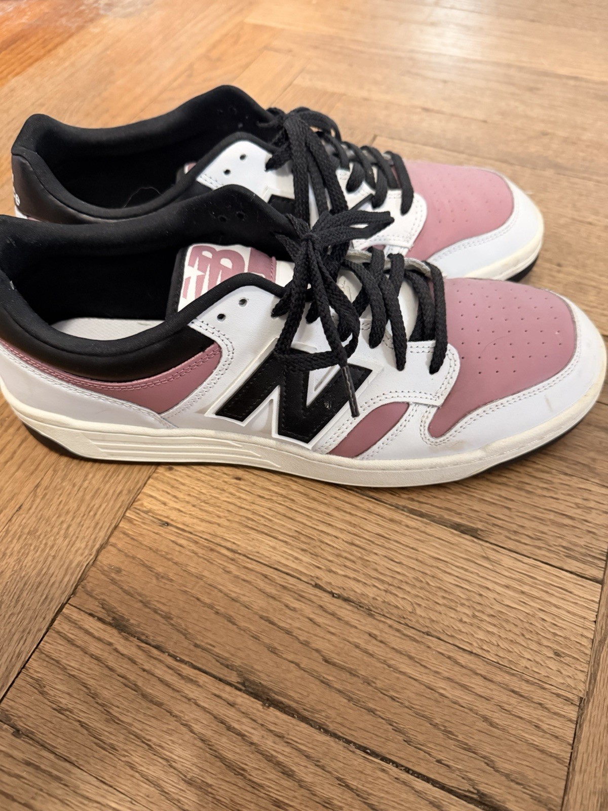 New Balance 480 Unisex Shoes White/Rosewood Black Men’s Size 12