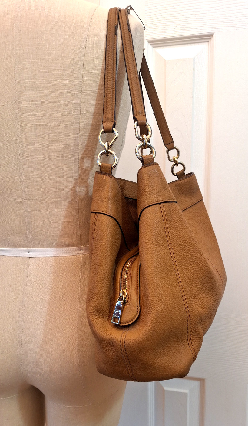 Coach F28997 British Tan Lexy Triple Compartment Shoulder Bag