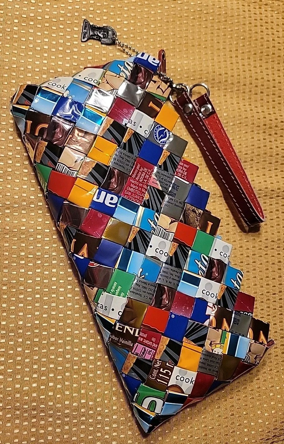 Candy / Snack Wrapper ~ Nahui Ollin Clutch Purse