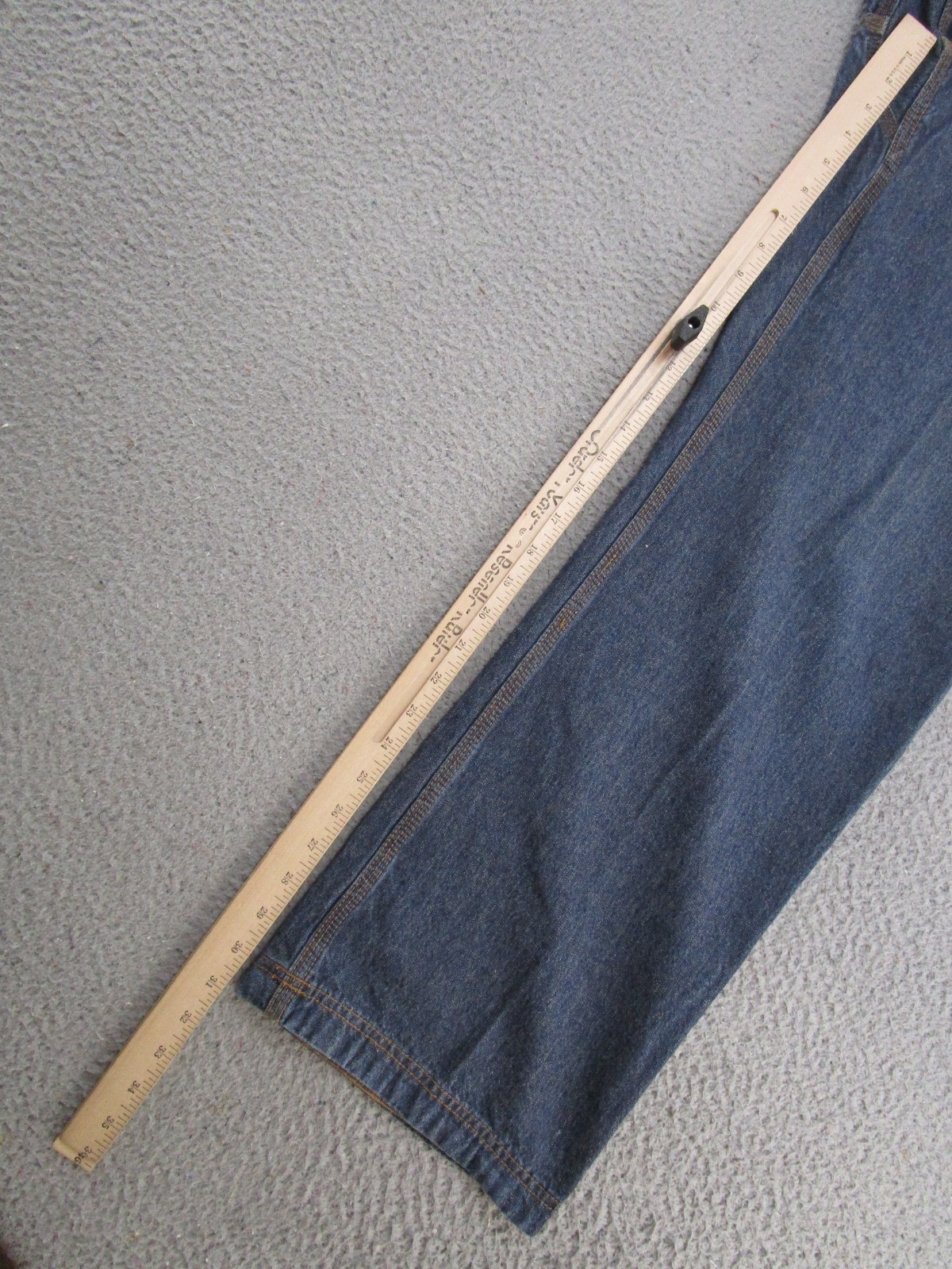 Duluth Trading Co. Ballroom Jeans 40×32 Regular Fit Straight Cotton Denim 64012