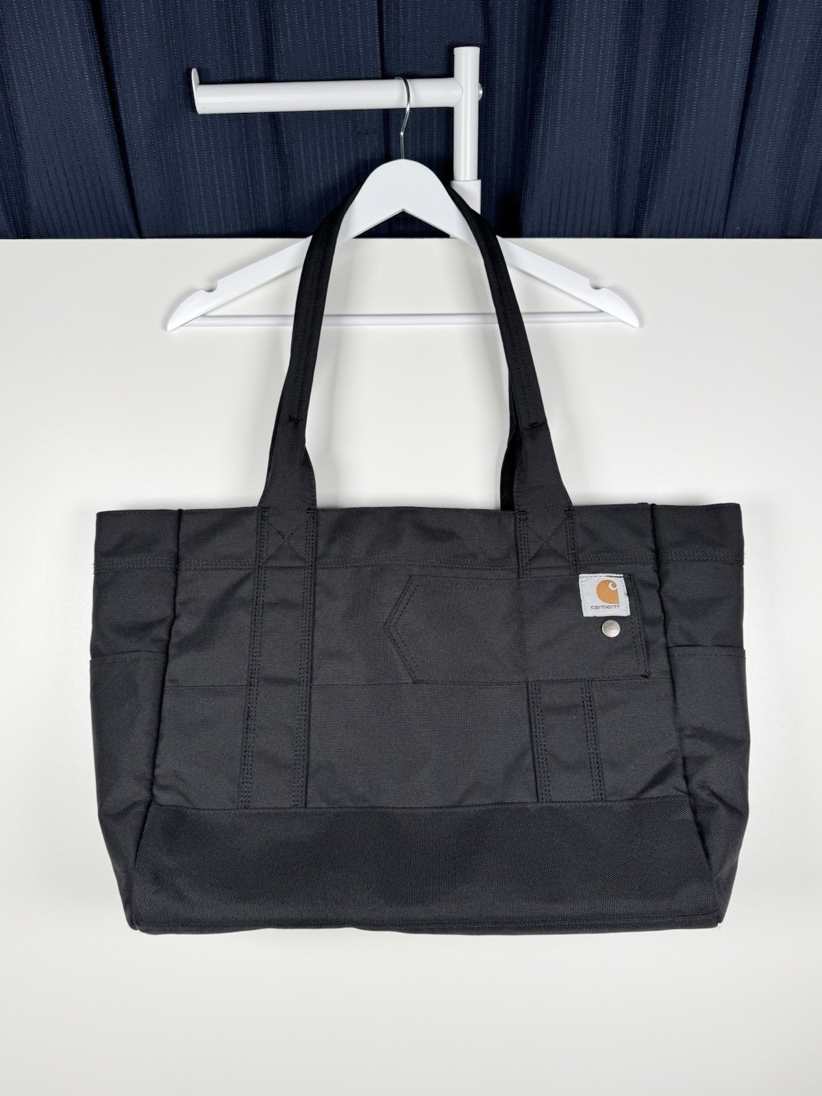 CARHARTT Tote Bag Black Women’s East West – Unisex – 16×12.75”