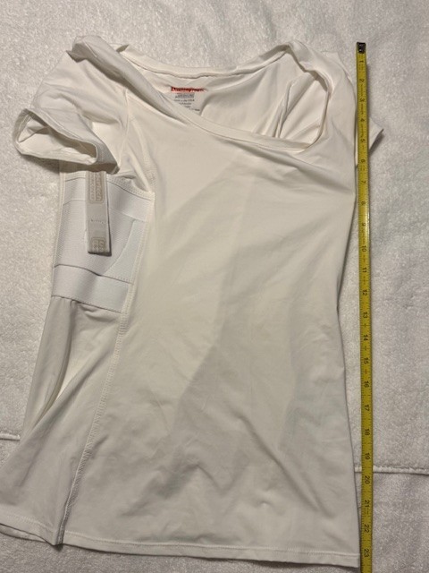 Women’s Conceal Carry Undertech Short Sleeve Top Ambidextrous Ivory Size M NWOT