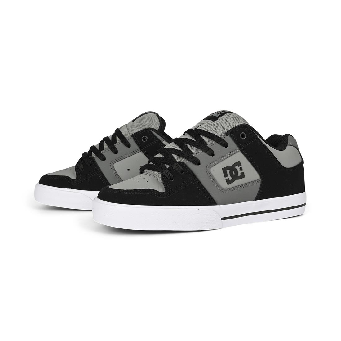 DC Pure Skate Shoes – Black/Dark Grey/Grey
