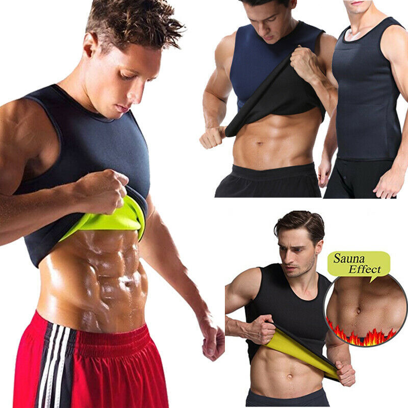 Fajas Para Adelgazar Reductoras Abdomen De Ejercicio Hombre Gym Chaleco Slimming