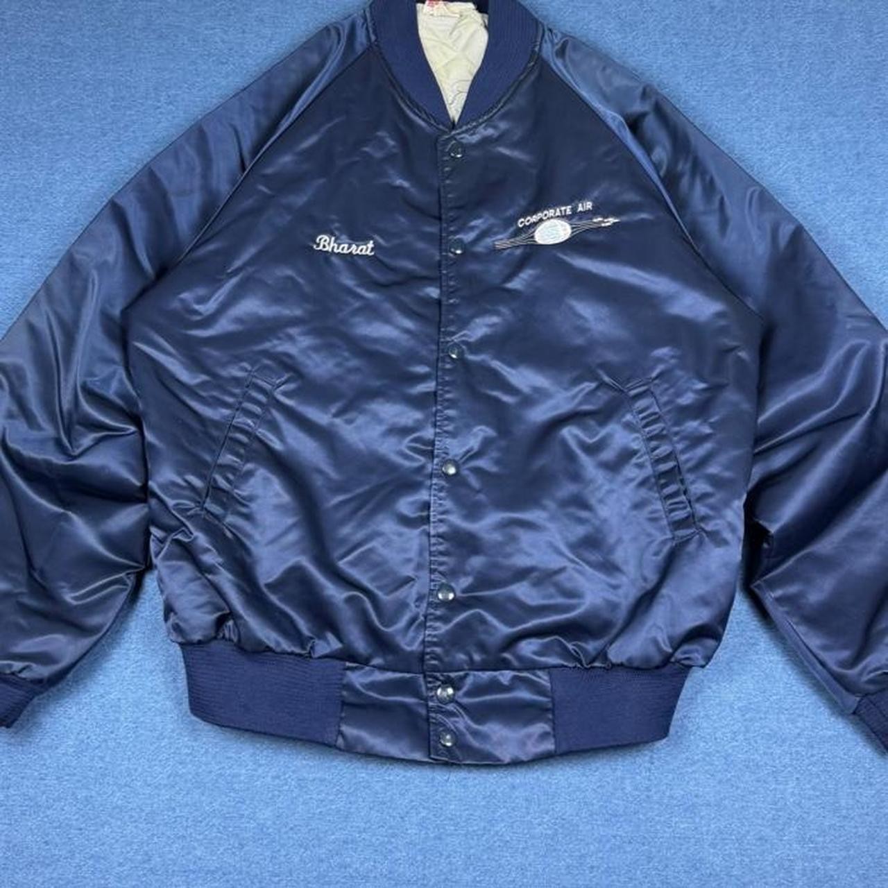 1980s HARTWELL CORPORATE AIR BOMBER JACKET