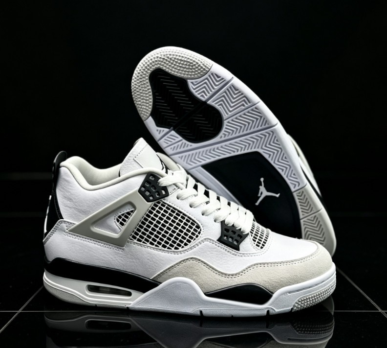 Jordan 4 “Military Black” Retro Basketball Shoes