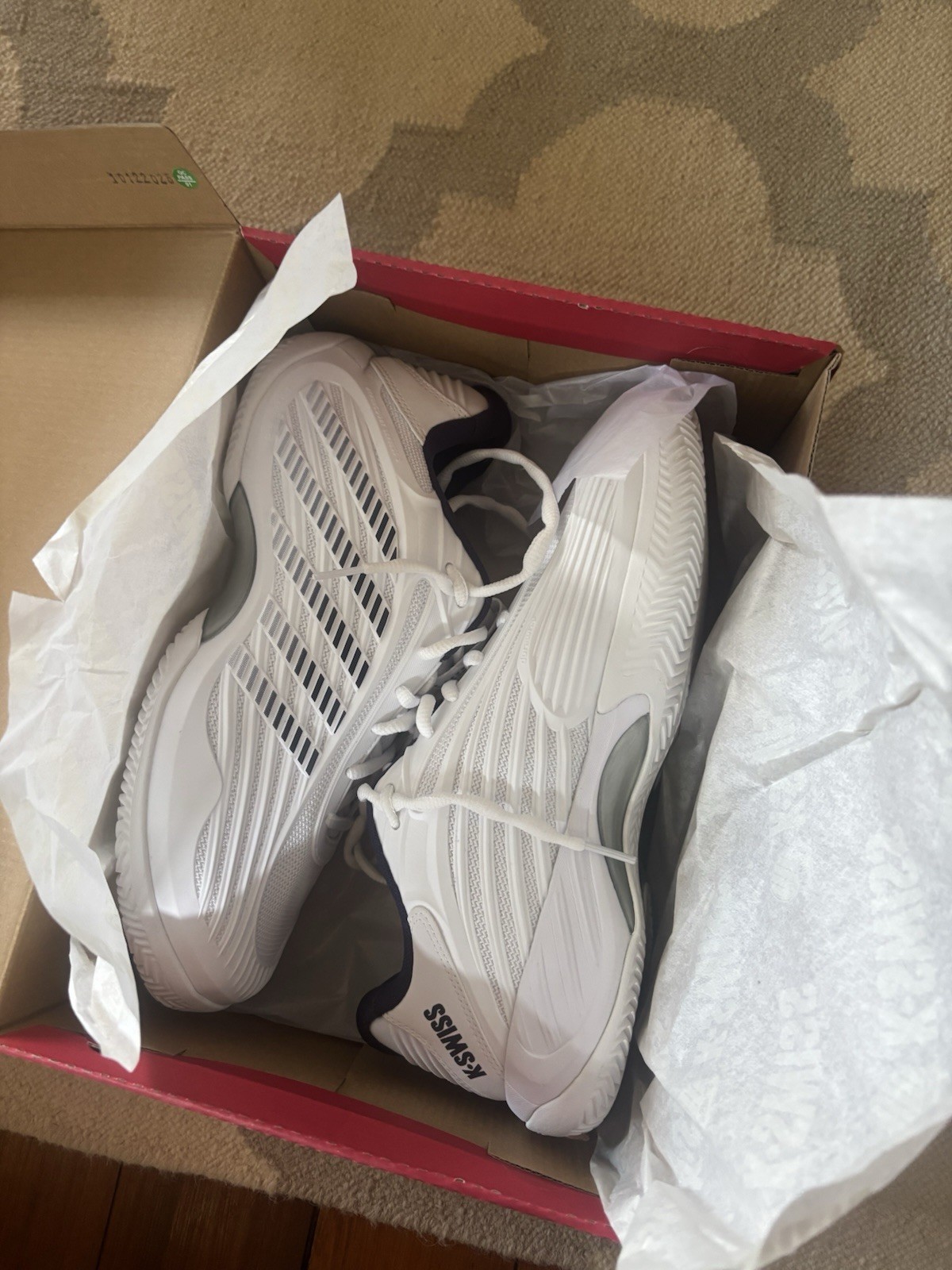 K Swiss Hypercourt Express 3 Clay Size 10M (43 EUR) Men’s White