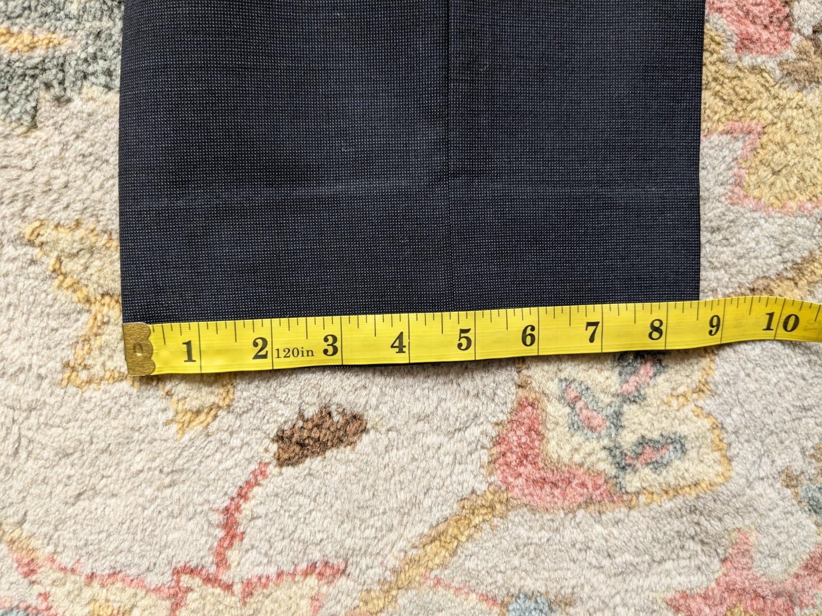 Ralph Lauren Black Label Italy Gray Nailhead Suit 40R 31×31 Full Canvas Wool