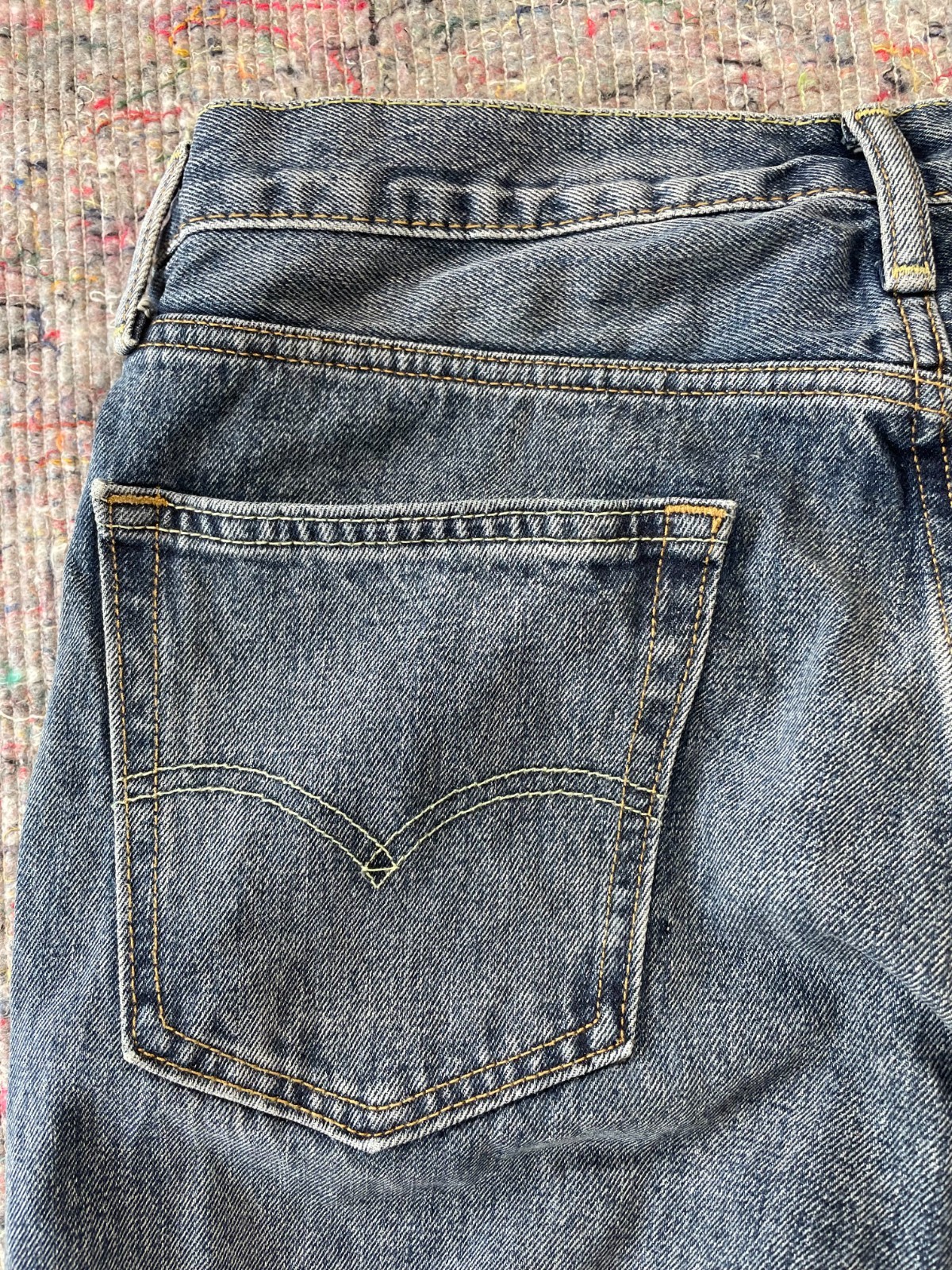 Levi’s 502 Jeans W34 L32 Blue Regular Tapered Denim Men’s Levi Strauss 34×32