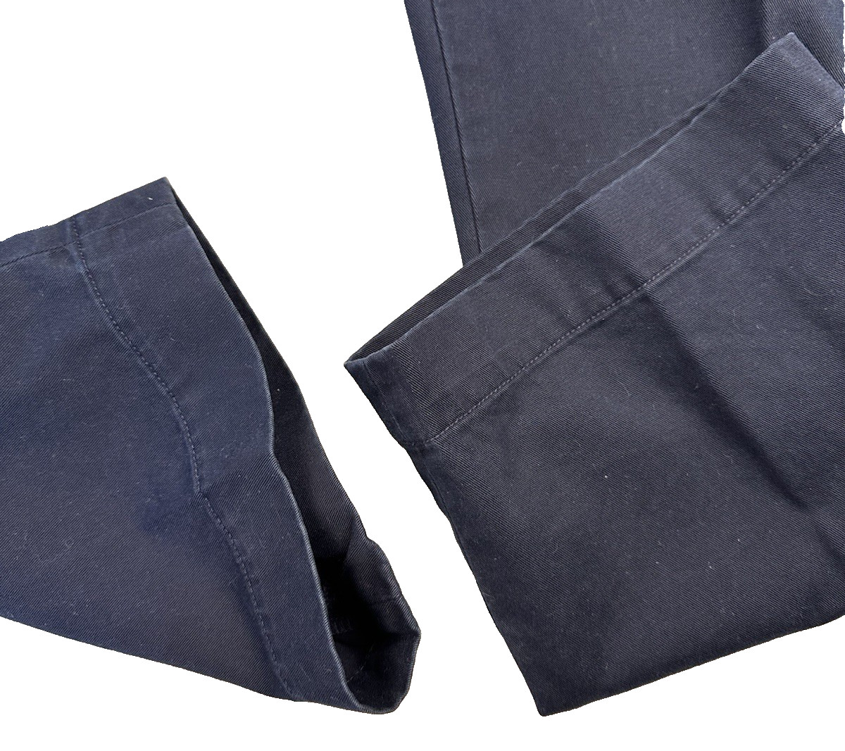 Polo Ralph Lauren Andrew Pant Navy Blue Pleated Cotton Chino Dress Pants 34×31